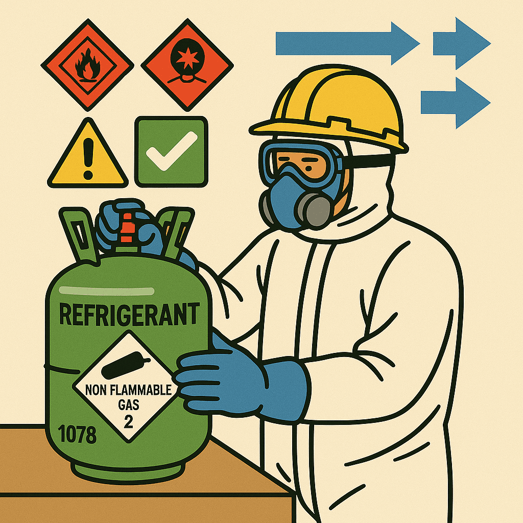 EPA 608 General Knowledge: Cylinders, Oils, and Safe Refrigerant Handling
